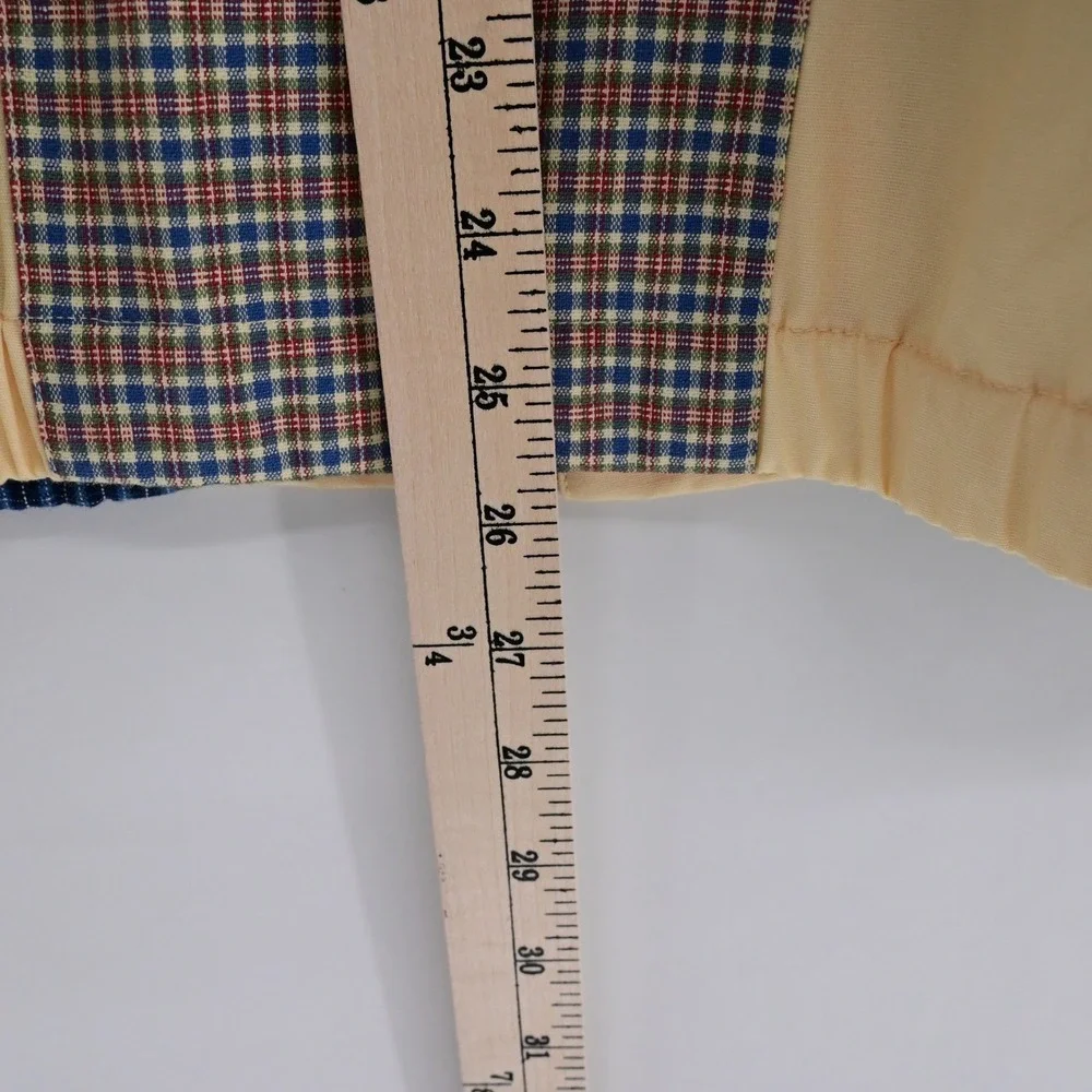Vintage‎ Granny Grandpa Koret City Blues Patchwork Zip Up Jacket Patchwork